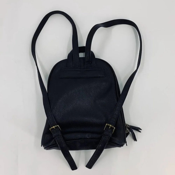 B.O.C. Born Concepts Mini Tassel Vegan Harness Pebbled Leather Storage Backpack - Picture 3 of 16